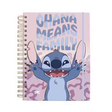 Imagem de Caderno Smart Inteligente Lilo Stitch Folha Reposicionável - DAC, Azul