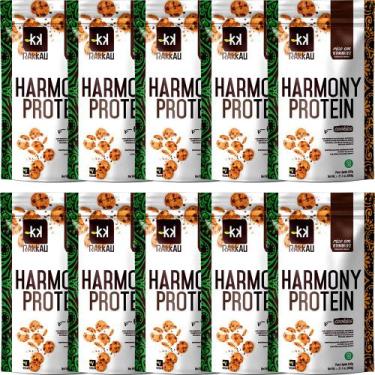 Imagem de Kit 10 Harmony Protein Cookies Rakkau 600g Vegano - Proteína