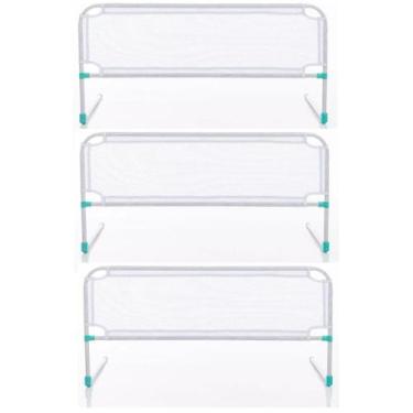 Imagem de Kit 3 Protetor de Cama Lateral Grade de Proteção para Bebê Criança  Se