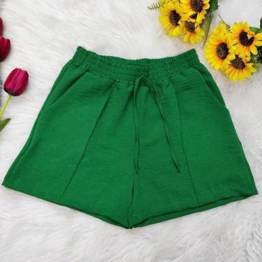 Imagem de short feminino duna basico leve na  verao social - AHSTEX