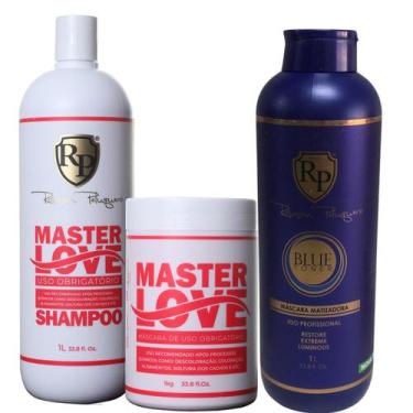 Imagem de Kit Master Love + Matizador Blue 1lt Robson Peluquero