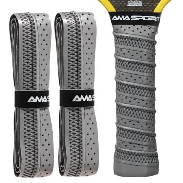 Imagem de AMA SPORT Pacote com 2 fitas de aderência Pickleball para raquetes de pickleball, aderência antiderrapante para raquetes de pickleball, suporte antiderrapante, fácil instalação e desempenho de longa