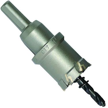 Imagem de Champion Cutting Tool CT7-1-1/8 polegadas Cortador de furo com ponta de carboneto de tungstênio - até 2,5 cm de profundidade de corte