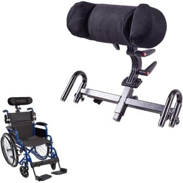 Imagem de Travesseiro de pescoço - Almofada de travesseiro de encosto de cabeça universal Encosto de cabeça de roda - Apoio de cabeça ajustável para roda, penico móvel e viagem