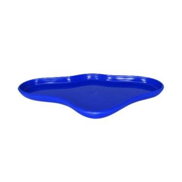 Imagem de Bandeja Orgânica Azul Bic 25cm Un - Sóboleiras - SOBOLEIRAS