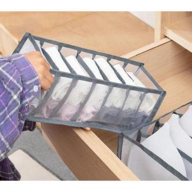 Imagem de Organizadores Armários Calça Meia Blusas Tela De Nylon - oem