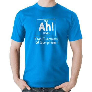 Imagem de Camiseta Algodão AH The element of surprise - Foca na Moda, Azul, M