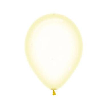 Imagem de Balão de Festa Latéx Cristal Pastel - Amarelo (Cor:321) - Sempertex - 