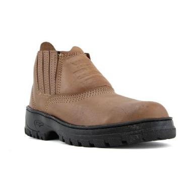 Imagem de Botina De Segurança em Couro com Solado Work Valent, Palha, 43