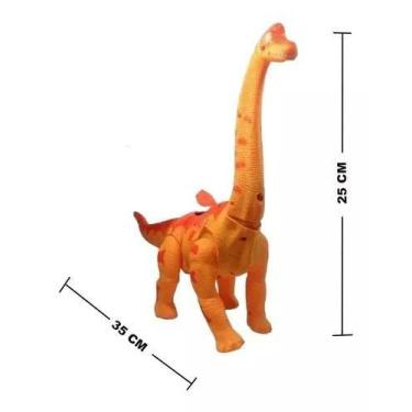 Imagem de Dinossauro Grande Braquiossauro Som Luz Movimento Bota Ovos - toy king