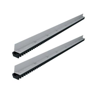Imagem de 2 Cremalheira Aluminio Gomos Nylon P/ automatizador Portão - Intelbras