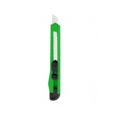 Imagem de Estilete Plástico Estreito 9mm Gatte, VERDE