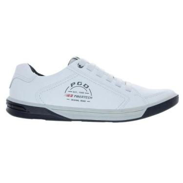 Imagem de Sapatênis Masculino Pegada 171106 Branco, 41, Branco