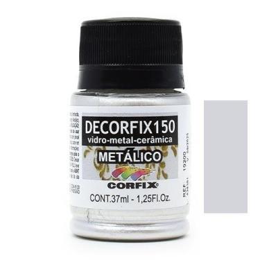 Imagem de Tinta Decorfix 150 Metálico 37ml - Metal, Vidro e Cerâmica, 391 BRANCO