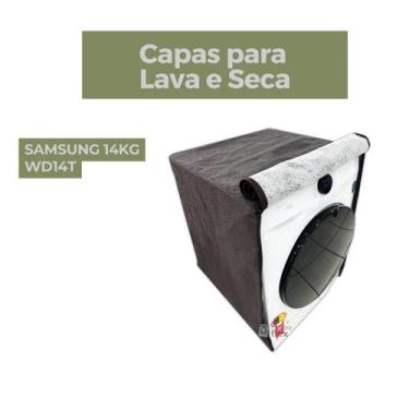 Imagem de Capa lava e seca samsung 14kg wd14t impermeável flex - Capas Flex, MAR