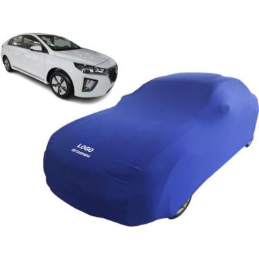Imagem de Capa Automotiva Hyundai Ioniq Tecido Helanca Resistente - Mz, Azul