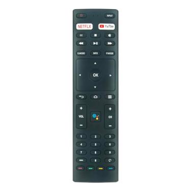 Imagem de PERFASCIN RM-C3329 Novo controle remoto de voz de substituição compatível com Konka JVC Smart TV 4K UHD LED LCD HDTV Android TV 32H31A 55Q75A 65Q75A 40H33A 50Q75A 75Q75A 55U55A