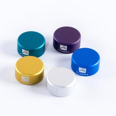 Imagem de FLAMMA Botões de pedal de metal descalço instalação em uma etapa pedal topper tampa de proteção para pedal de guitarra se encaixa firmemente em pedais comuns