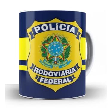 Imagem de Caneca Porcelana Polícia Rodoviária Federal PRF