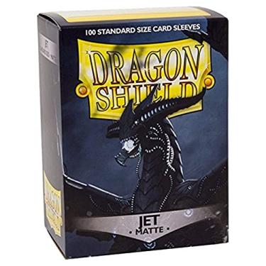 Imagem de Arcane Tinmen ATM11024 DP Dragon Shield Card Sleeves44; Matte Jet – 100 unidades