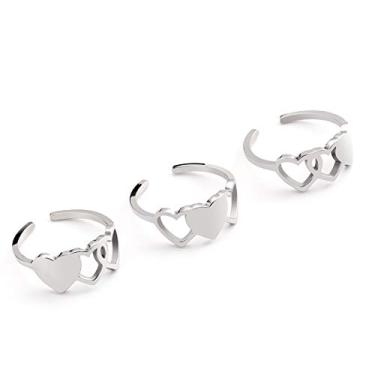 Imagem de Conjunto de 3 anéis de amizade CHENVA com 3 anéis de 3 irmãs