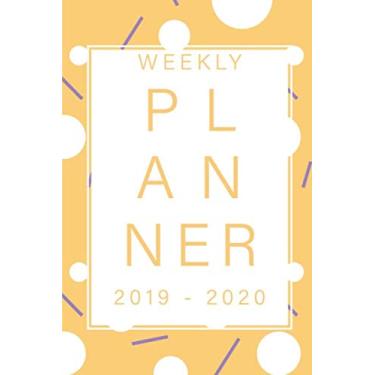 Imagem de Weekly Planner 2019-2020: Monthly Planner Schedule - 1 week at a glance - Calendar with Checklists and Notes Daily To Do’s Academic Organizer Small ... Cute Day Planer School Simple Modern Teacher