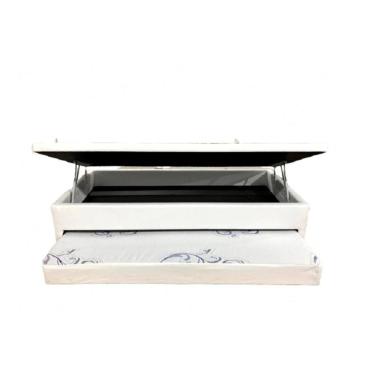 Imagem de Cama Box Baú Solteiro com Auxiliar Ortopédica 78x188x46cm