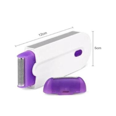 Imagem de Aparelho Depilação Indolor Íntimos Recarregável Usb Com Luz Moderno - 