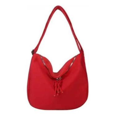 Imagem de Bolsa Transversal Resistente Média Academia Passeio Top - Alwy, Vermel