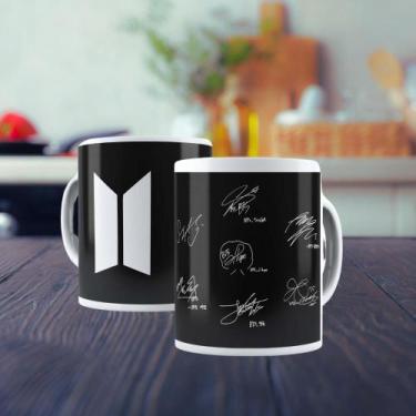 Imagem de Caneca de Porcelana 325ml Personalizada BTS Decorada - Generic, BTS 2
