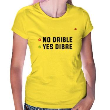 Imagem de Baby Look No drible, yes dibre - Foca na Moda, Amarelo, G