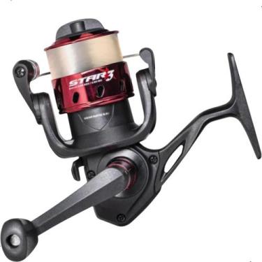 Imagem de Molinete De Pesca Star3 Marine Sports 3rol 5.21 Com Linha, Vermelho ru