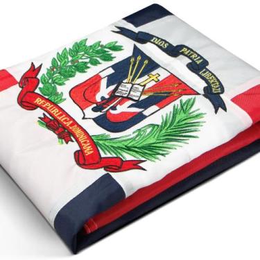 Imagem de Bandeira da República Dominicana 90x150cm - Nylon Anley EverStrong Ser
