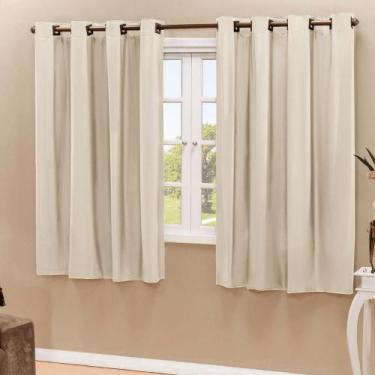 Imagem de Cortina Blackout PVC 2m Bege Valle Enxovais, Janela
