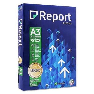 Imagem de Papel Sulfite Report A3, 75g/m², 297x420mm, 500 Folhas