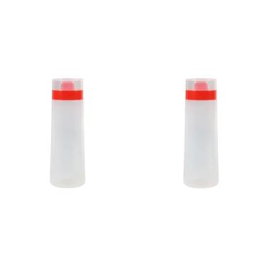 Imagem de 2 PCS Molho Garrafa Squeeze Design Ergonômico Dispensador de 4 Buracos 300 Ml Capacidade de Azeite Jam Mioneia