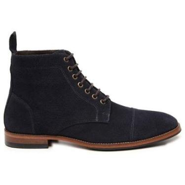 Imagem de Bota Masculina Azul Em Couro 30976-Masculino
