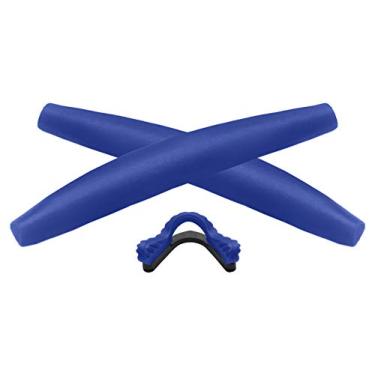 Imagem de Vonxyz Substituição para óculos de sol com armação Oakley M – Várias opções, Blue Rubber Kits, 0