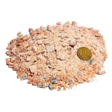 Imagem de 0,2 Kg Pedra Bruto Calcita Laranja em Pó 4 a 15mm Tipo A - CristaisdeC