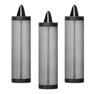 Imagem de Kit 3 Puxa Saco Porta Sacola Plástica Organizador De Sacolas Plásticas para Cozinha (3 CINZA)