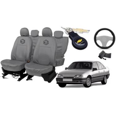 Imagem de Conjunto Capa Couro Cinza + Chaveiro Exclusivo - ferro tech br