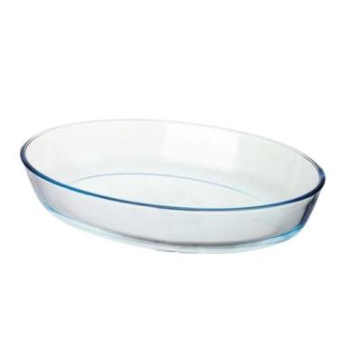 Imagem de Travessa de Vidro Temperado Oval Borossilicato 700ml Ecos - ECOS