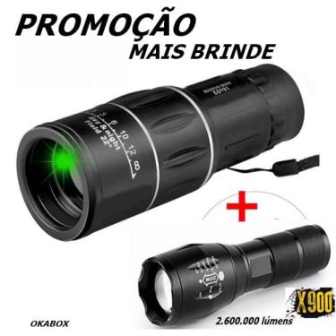 Imagem de Lanterna tatica X900 Original + monóculo profissional Binoculo