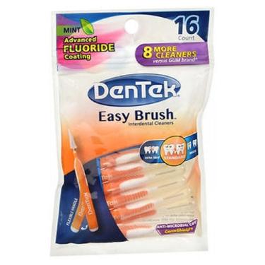 Imagem de Limpadores interdentais DenTek Easy Brush Standard Fresh Mint 16 cada da Dentek (pacote com 4)