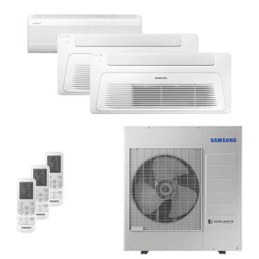 Imagem de Ar-Condicionado Multi Split Inverter 34000 BTUs Samsung Quente e Frio (1 Evap. hw 12000 + 2 Evap. K7 1 via 18000) 220V