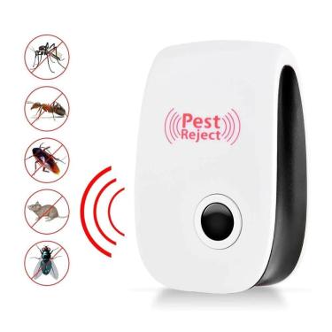 Imagem de Repelente Eletrônico Ultrassônico Anti-Pragas Espanta Ratos