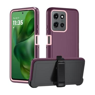 Imagem de Miimall Capa para Motorola Moto G Power 5G 2025 com suporte, [3 m de grau militar à prova de quedas], antiderrapante, antiarranhões e resistente à prova de choque para Motorola GPower 5G 2025 capa com