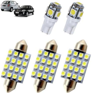 Imagem de Kit Lâmpada LED Interna Externa Celta Prisma 2002 à 2012 - LCS