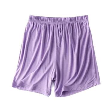 Imagem de Shorts De Verão Modal De Tamanho Grande, Calças De Pijama Soltas Casua