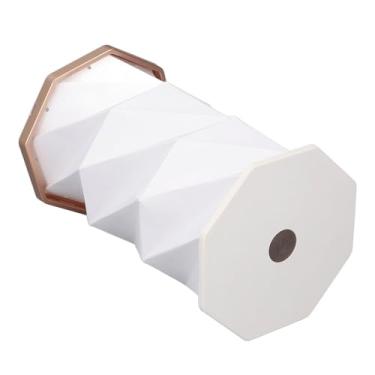 Imagem de Lâmpada de Papel Dobrável Giratória, Lâmpada de Viagem Luz Quente, Lâmpada de Mesa de Cabeceira Exclusiva para Quarto, Lâmpada de Mesa Portátil Regulável Recarregável, Luz Noturna